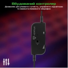 Наушники Vertux Tokyo 7.1 Mini Jack 3.5мм Black (tokyo.black) - Фото
