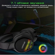 Наушники Vertux Tokyo 7.1 Mini Jack 3.5мм Black (tokyo.black) - Фото