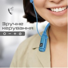 Навушники Promate Blend Blue (blend.blue) - Фото