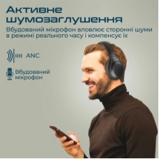 Наушники Promate Concord ANC Black (concord.black) - Фото