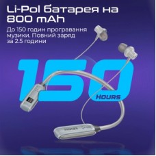 Навушники Promate Leap Silver (leap.silver) - Фото