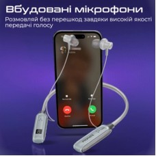 Навушники Promate Leap Silver (leap.silver) - Фото