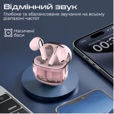 Наушники Promate TransPods Pink (transpods.pink) - Фото