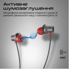 Навушники Promate ANC Velcon Black (velcon.black) - Фото