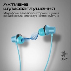Навушники Promate ANC Velcon Blue (velcon.blue) - Фото