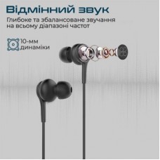 Наушники Promate Duet Black (duet.black) - Фото