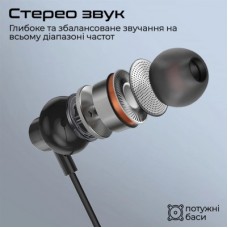 Наушники Promate Silken-C Black (silken-c.black) - Фото