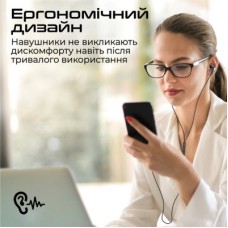 Наушники Promate Silken-C Black (silken-c.black) - Фото