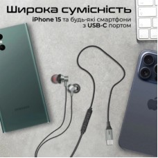 Навушники Promate Silken-C Grey (silken-c.grey) - Фото