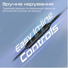 Наушники Promate LumiBuds-C Black (lumibuds-c.black) - Фото