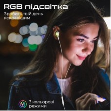 Навушники Promate LumiBuds-C Silver (lumibuds-c.silver) - Фото