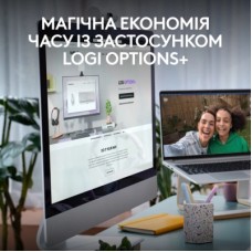 Комплект Logitech MK950 Bluetooth/Wireless UA Off-White (920-012491) - Фото