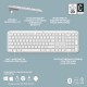 Комплект Logitech MK950 Bluetooth/Wireless UA Off-White (920-012491)