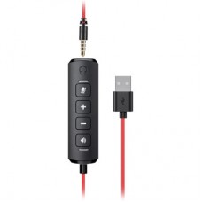 Наушники Canyon HS-07 PC Mic 3.5/USB 2.8 м Black (CNS-HS07B) - Фото