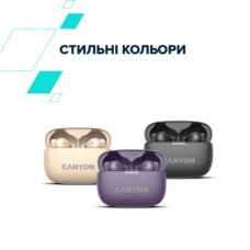 Наушники Canyon TWS-10 OnGo ANC ENC Graphite (CNS-TWS10B) - Фото