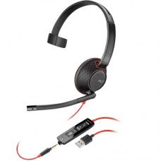 Наушники Poly BlackWire 5210 USB-A HS Mono Black (80R98AA)