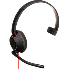 Наушники Poly BlackWire 5210 USB-A HS Mono Black (80R98AA) - Фото