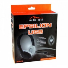 Навушники Media-Tech Epsilion USB Black (MT3573) - Фото