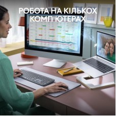 Комплект Logitech MK950 Bluetooth/Wireles UA Graphite (920-012490) - Фото