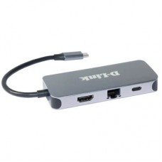 Концентратор D-Link 3xUSB3.0, 1xUSB-C/PD, 1xHDMI 1.4b, 1xGE, USB-C (DUB-2335) - Фото