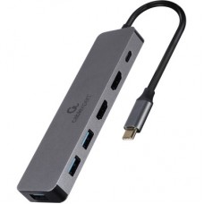 Концентратор Cablexpert USB-C 3-in-1 (A-CM-COMBO3-03) - Фото