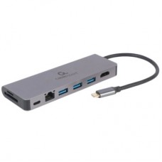 Концентратор Cablexpert USB-C 5-in-1 (A-CM-COMBO5-05) - Фото