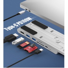 Концентратор Choetech USB-C 7-in-1 (HUB-M43-SL) - Фото