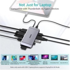 Концентратор Choetech USB-C 9-in-1 (HUB-M15-GY) - Фото