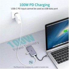 Концентратор Choetech USB-C 9-in-1 (HUB-M15-GY) - Фото