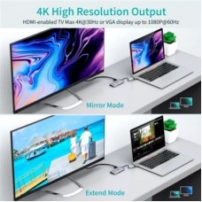 Концентратор Choetech USB-C 9-in-1 (HUB-M15-GY) - Фото
