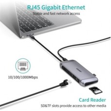 Концентратор Choetech USB-C 9-in-1 (HUB-M15-GY) - Фото
