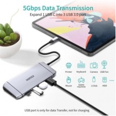 Концентратор Choetech USB-C 9-in-1 (HUB-M15-GY) - Фото