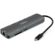 Концентратор Vinga USB-C 3.1 to HDMI+RJ45_1Gbps+3xUSB3.0+SD/TF+PD100W (VHYC8)