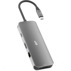 Концентратор Silicon Power USB-C 8-in-1 SR30 Silver Aluminum (SPU3C08DOCSR300G) - Фото