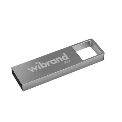 USB флеш накопитель Wibrand 8GB Shark Silver USB 2.0 (WI2.0/SH8U4S)