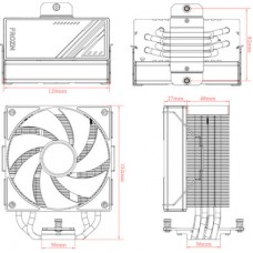 Кулер для процесора ID-Cooling Frozn A410 ARGB (FROZN A410 ARGB) - Фото