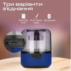 Акустична система Promate Glitz-L Blue (glitz-l.blue) - Фото
