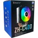 Кулер для процесора Zezzio ZH-C400 V2 ARGB/SRGB Ultra Fan