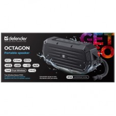 Акустична система Defender Octagon Bluetooth Black (65039) - Фото