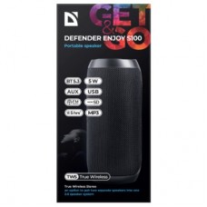 Акустична система Defender Enjoy S100 Bluetooth Black (65101) - Фото