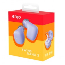 Наушники Ergo BS-530 Twins Nano 2 Violet (BS-530V) - Фото