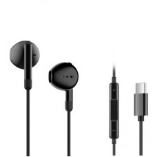 Наушники Ergo VM-730 Type-C Earphones Black (VM-730K) - Фото