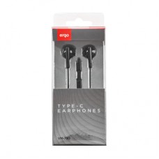 Наушники Ergo VM-730 Type-C Earphones Black (VM-730K) - Фото