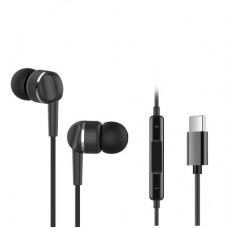 Наушники Ergo VM-735 Type-C Earphones Black (VM-735K) - Фото
