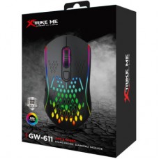 Мышка Xtrike ME GW-611 Wireless RGB Black (GW-611) - Фото