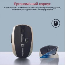 Мышка Promate Breeze Wireless Gold (breeze.gold) - Фото