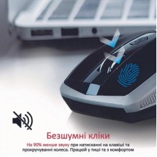 Мышка Promate Breeze Wireless Silver (breeze.silver) - Фото