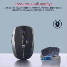 Мышка Promate Breeze Wireless Silver (breeze.silver) - Фото