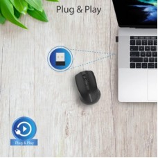 Мышка Promate Clix-8 Wireless Black (clix-8.black) - Фото