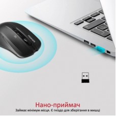 Мышка Promate Contour Wireless Black (contour.black) - Фото